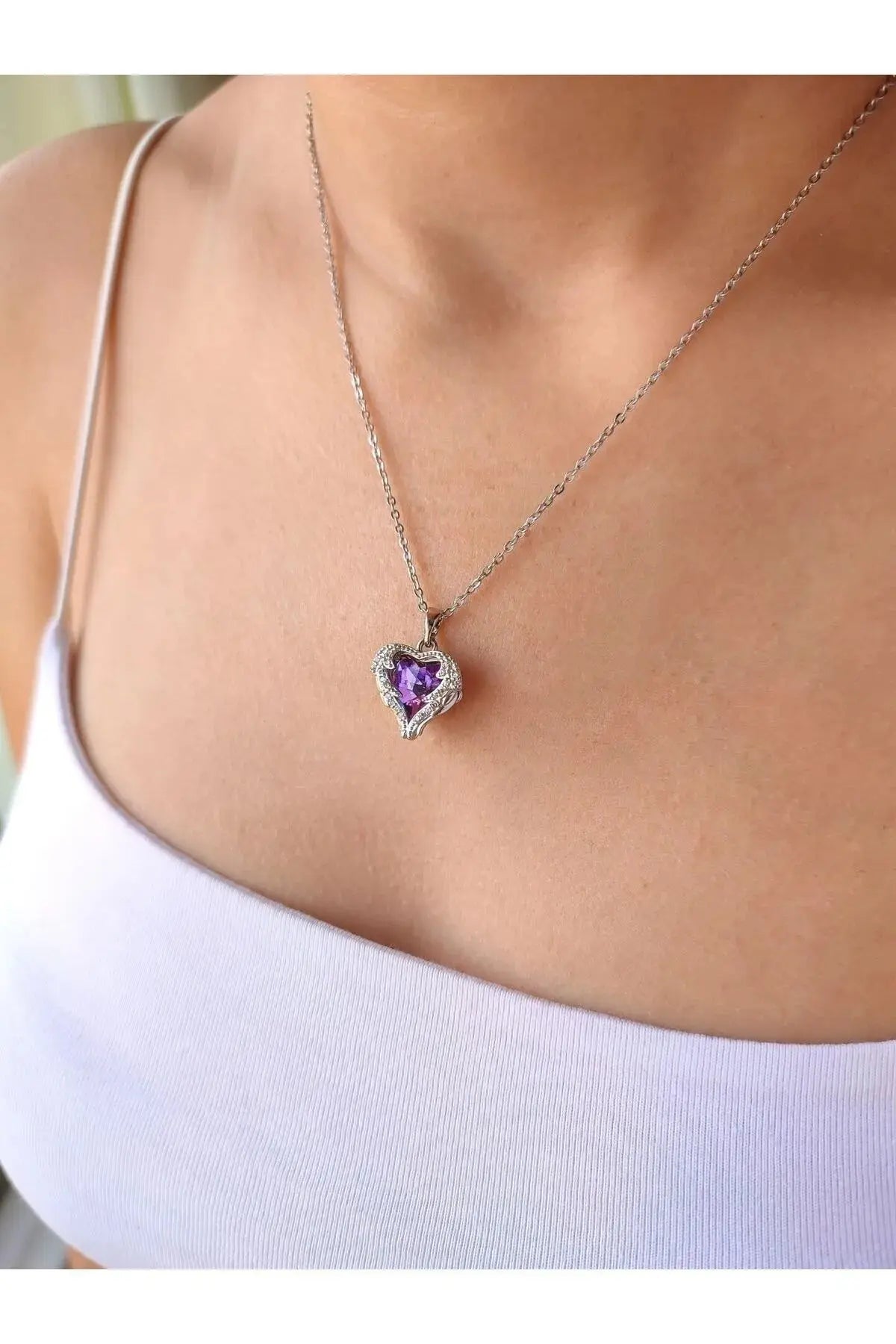 14 Ayar Altın Kaplama - Hearts Kolye - MNDStore