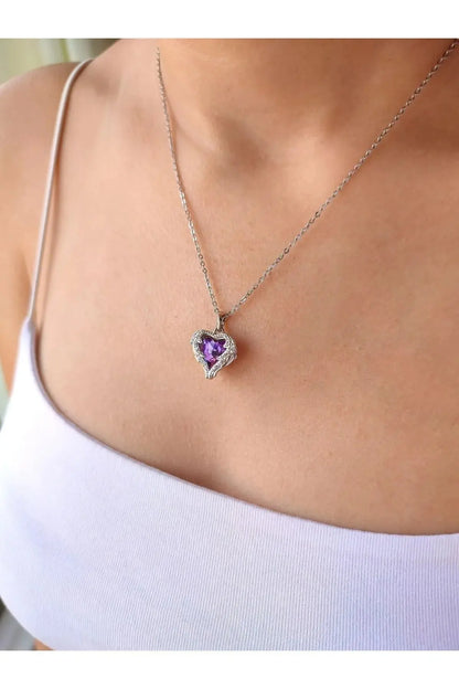 14 Ayar Altın Kaplama - Hearts Kolye - MNDStore