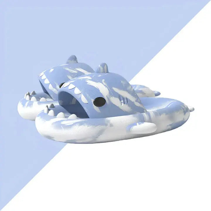 Dalgalı Shark Terlik - MNDStore