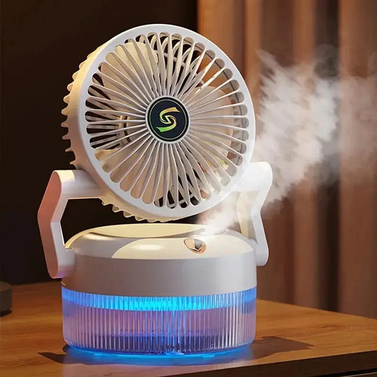 Katlanabilir USB Şarjlı Mini Soğutma Fanı Nemlendirici - MNDStore