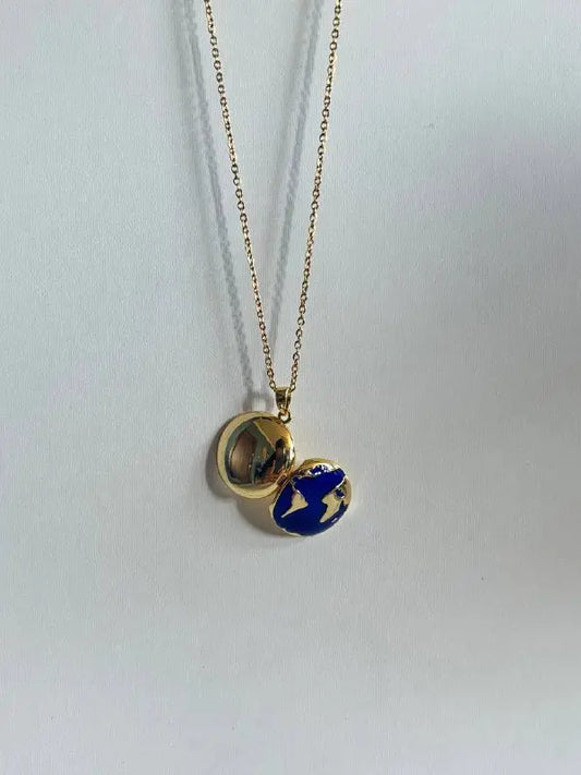 Açılır Kapanır Dünya Kolye - MNDStore